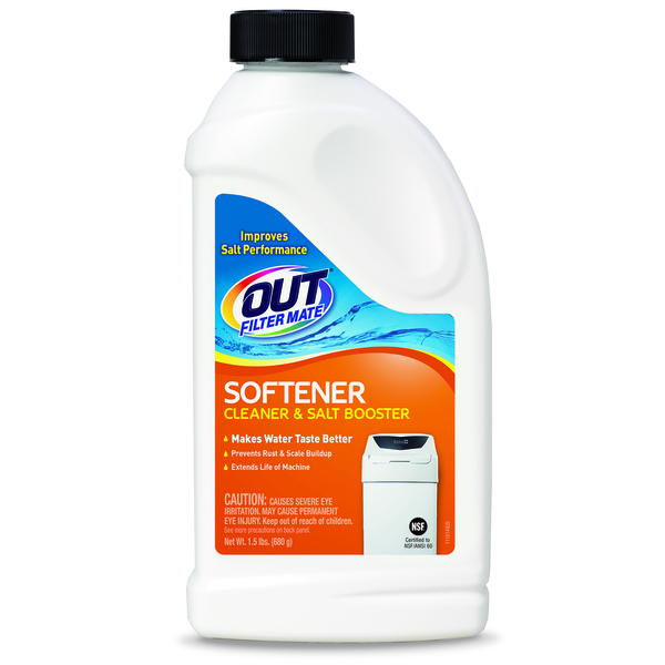 Out Water Softener Cleaner and Salt Booster Powder, 24 oz TO06N